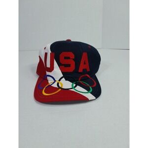 Vtg 90s  Starter USA Olympics SnapBack  DeadStock Player J. Fetter Rowing